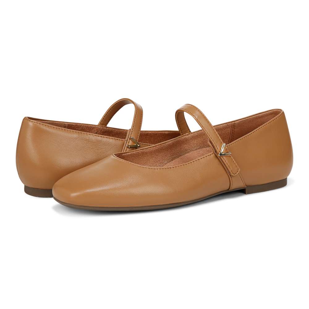 Alameda Mary-Jane Flat - Camel