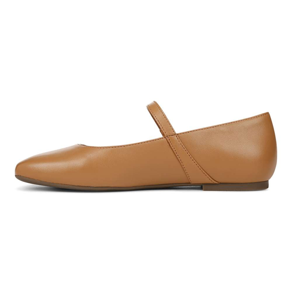 Alameda Mary-Jane Flat - Camel