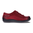 Alberta Lace-Up Casual Sneaker - Cherry Lizard