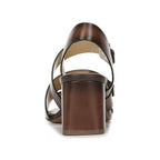 Alicia Heeled Sandal - Brown