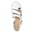 Alicia Heeled Sandal - White