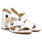 Alicia Heeled Sandal - White