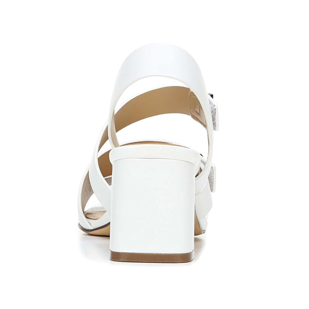 Alicia Heeled Sandal - White