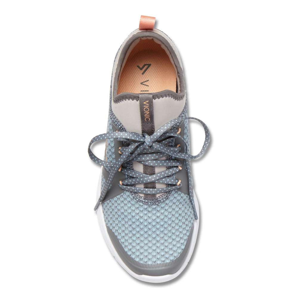 Alma Sneaker - Grey/Light Blue