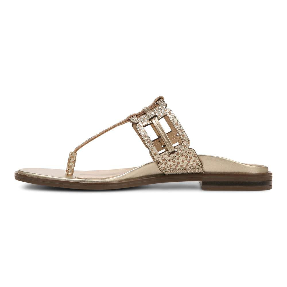 Alvana Toe Post Sandal - Gold