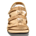 Amber Adjustable Sandal - Gold Cork