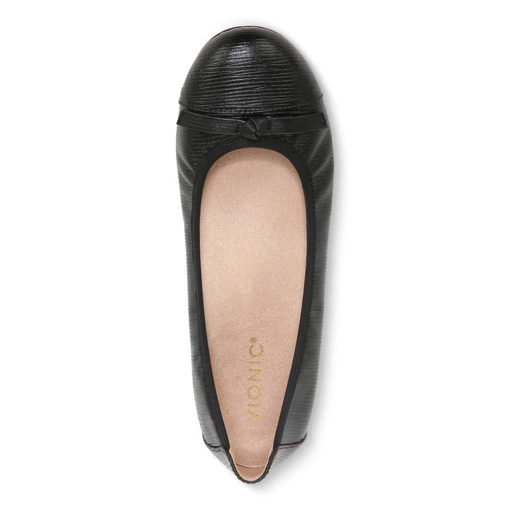Amorie Ballet Flat - Black Wavy