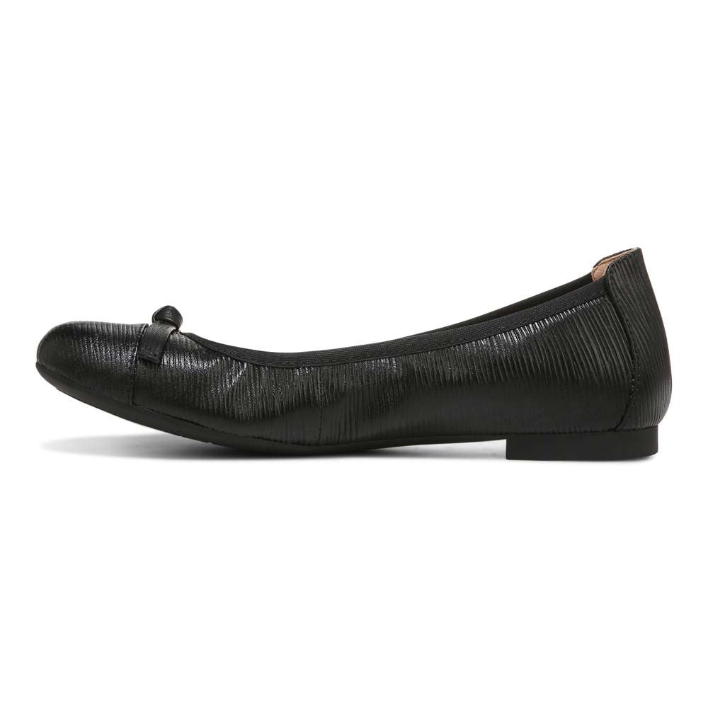 Amorie Ballet Flat - Black Wavy