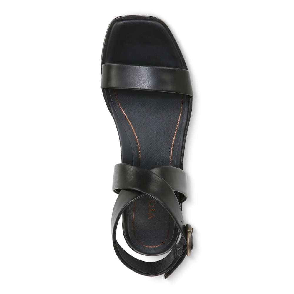 Anaya Sandal - Black Leather