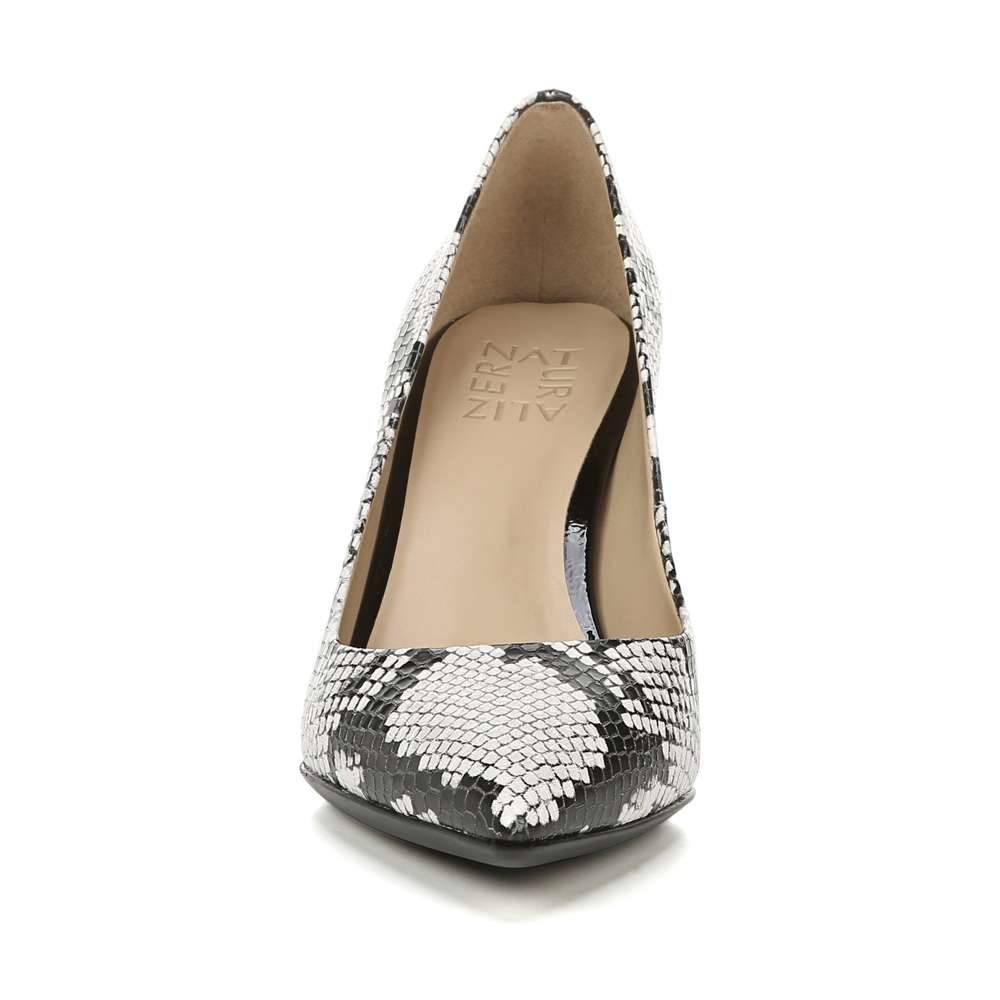 Anna Pump - Black/White Snake