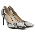 Anna Pump - Black/White Snake