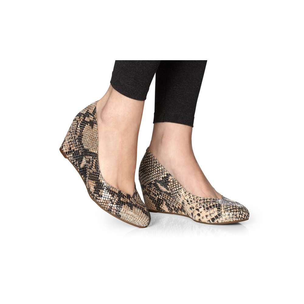 Antonia Wedge - Natural Snake