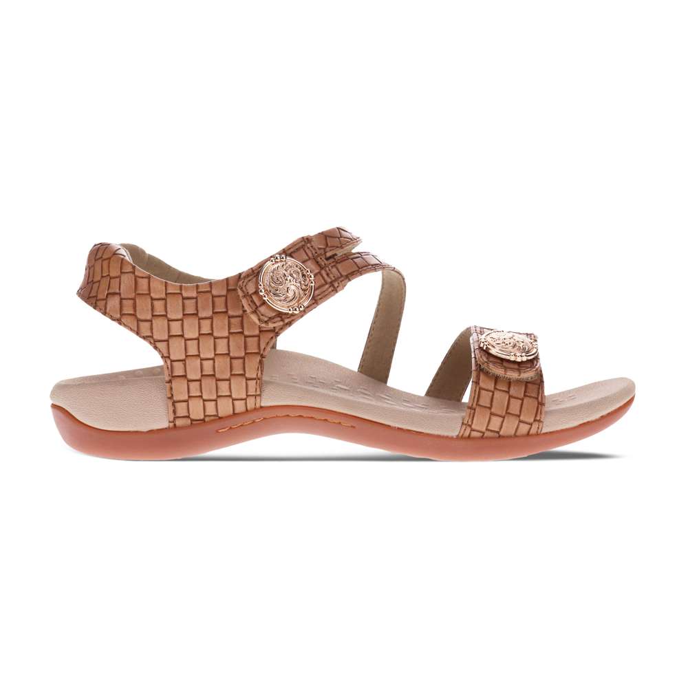 Arianna Brick Sandal - Brown Brick
