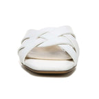 Ashford Slide - White Leather