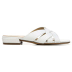 Ashford Slide - White Leather
