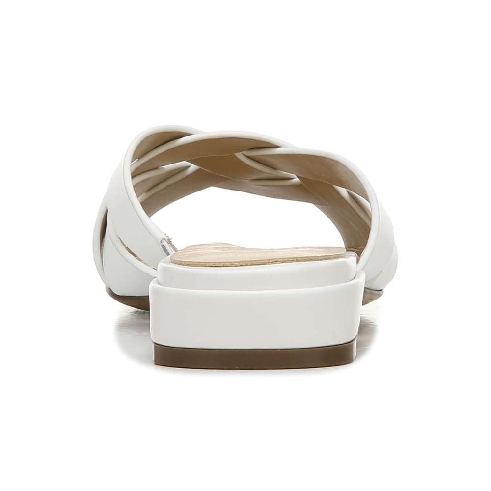 Ashford Slide - White Leather