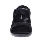 Astoria Sandal - Black Lizard