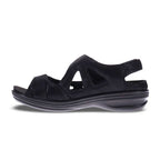 Astoria Sandal - Black Lizard