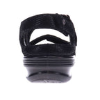 Astoria Sandal - Black Lizard