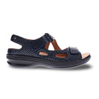 Astoria Sandal - Navy Snake