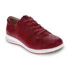 Athens Lace-Up Casual Sneaker - Cherry Lizard