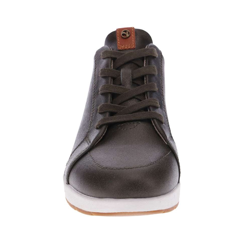Athens Lace-Up Casual Sneaker - Khaki