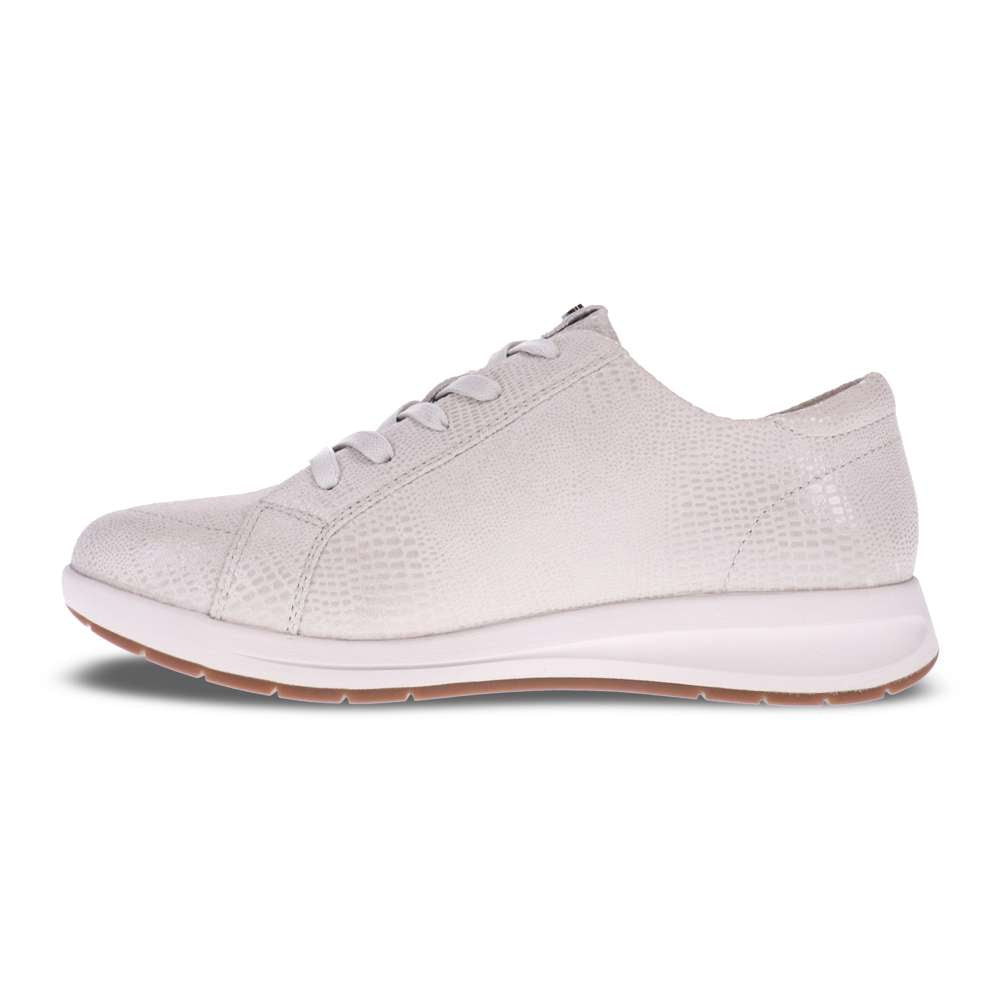 Athens Lace-Up Casual Sneaker - Oyster Lizard