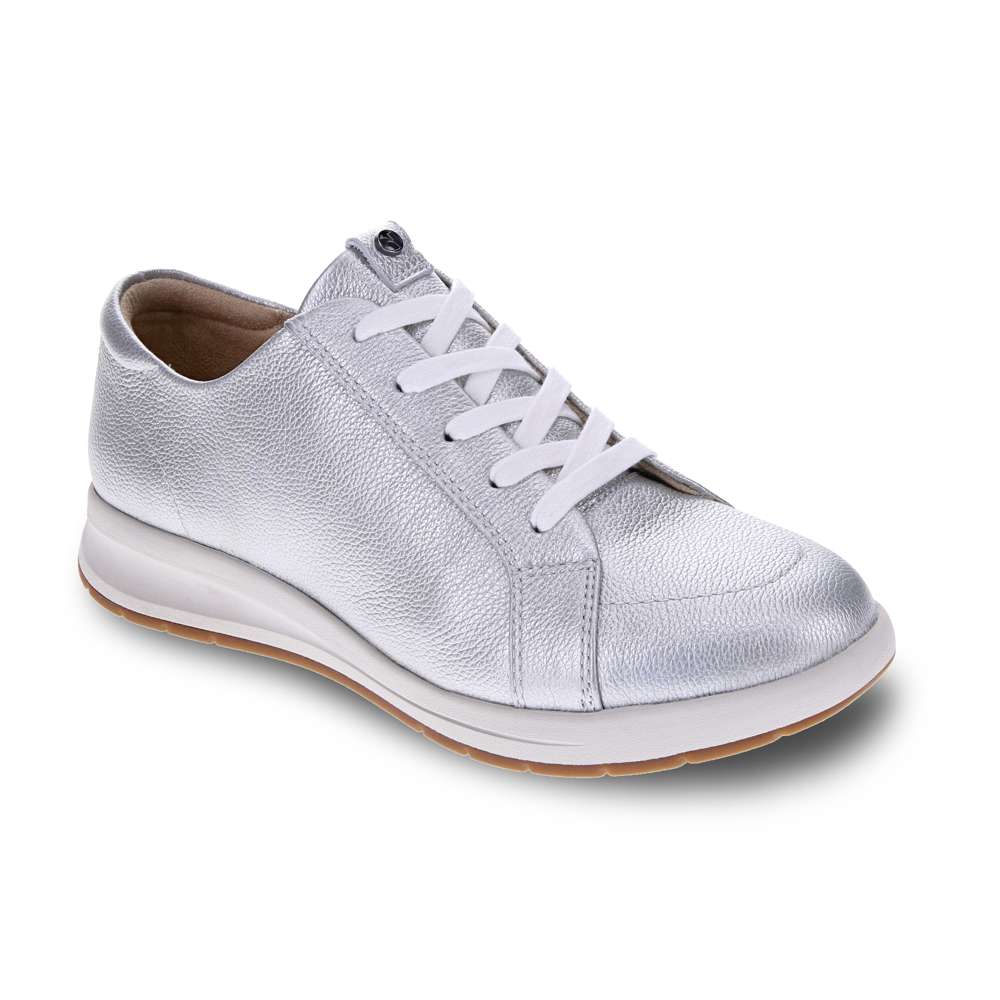Athens Lace-Up Casual Sneaker - Pearl