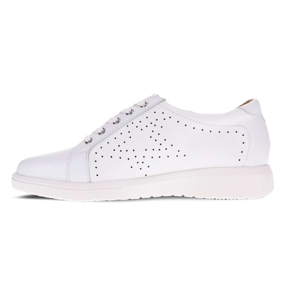 Basha Lace-Up Casual Sneaker - White