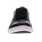 Belinda Lace-Up Casual Sneaker - Black Croc