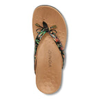 Bella Toe Post Sandal - Black Tropical