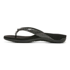 Bella Toe Post Sandal - Black Tile
