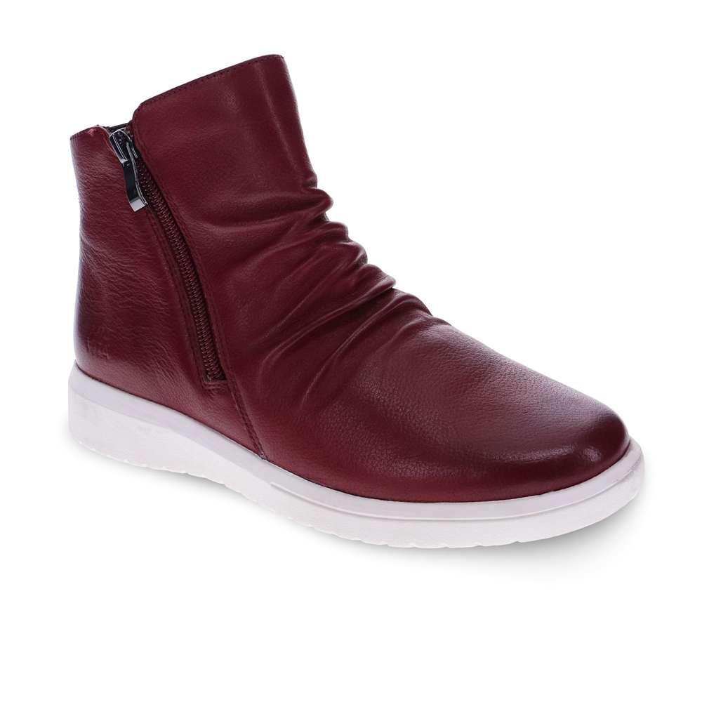 Bella Casual Boot - Burgundy