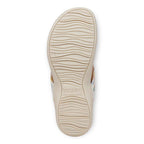 Bella Toe Post Sandal - Cream Poppy