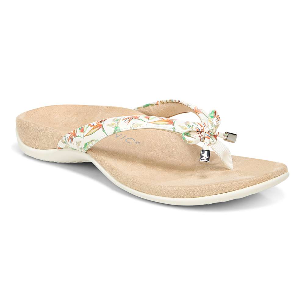 Bella Toe Post Sandal - Marshmallow Tropical