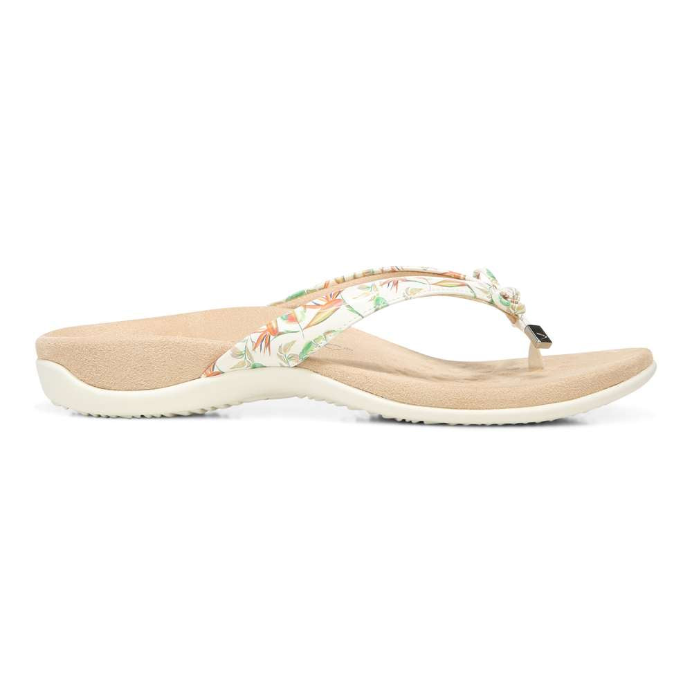 Bella Toe Post Sandal - Marshmallow Tropical