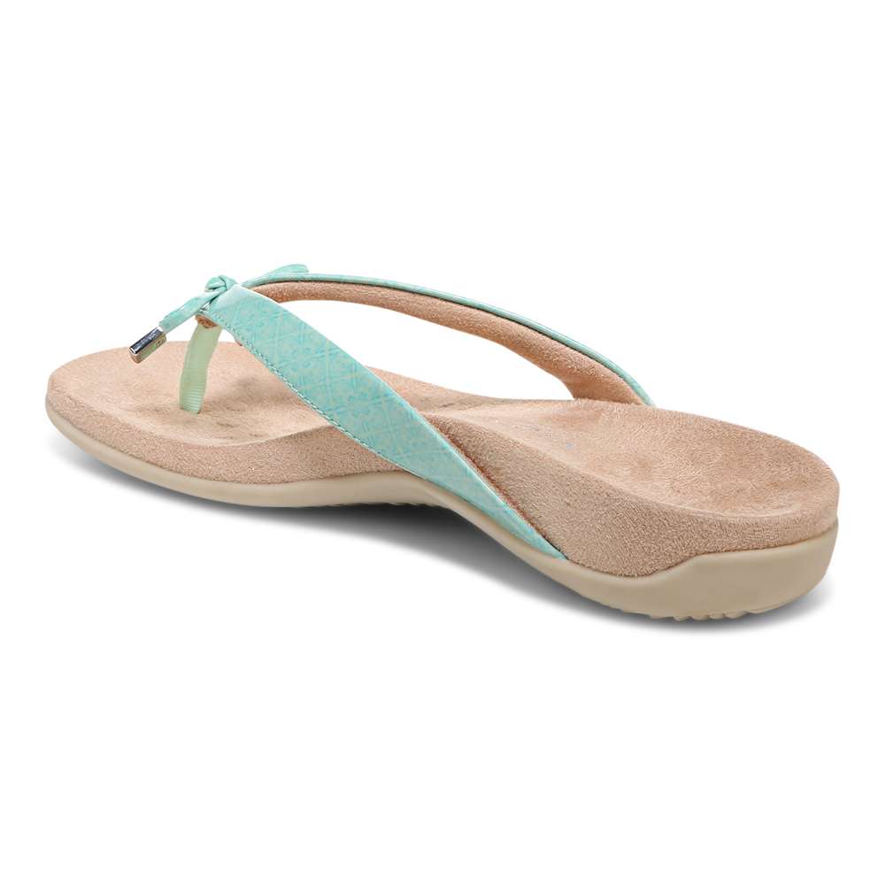 Bella Toe Post Sandal - Menta Tile