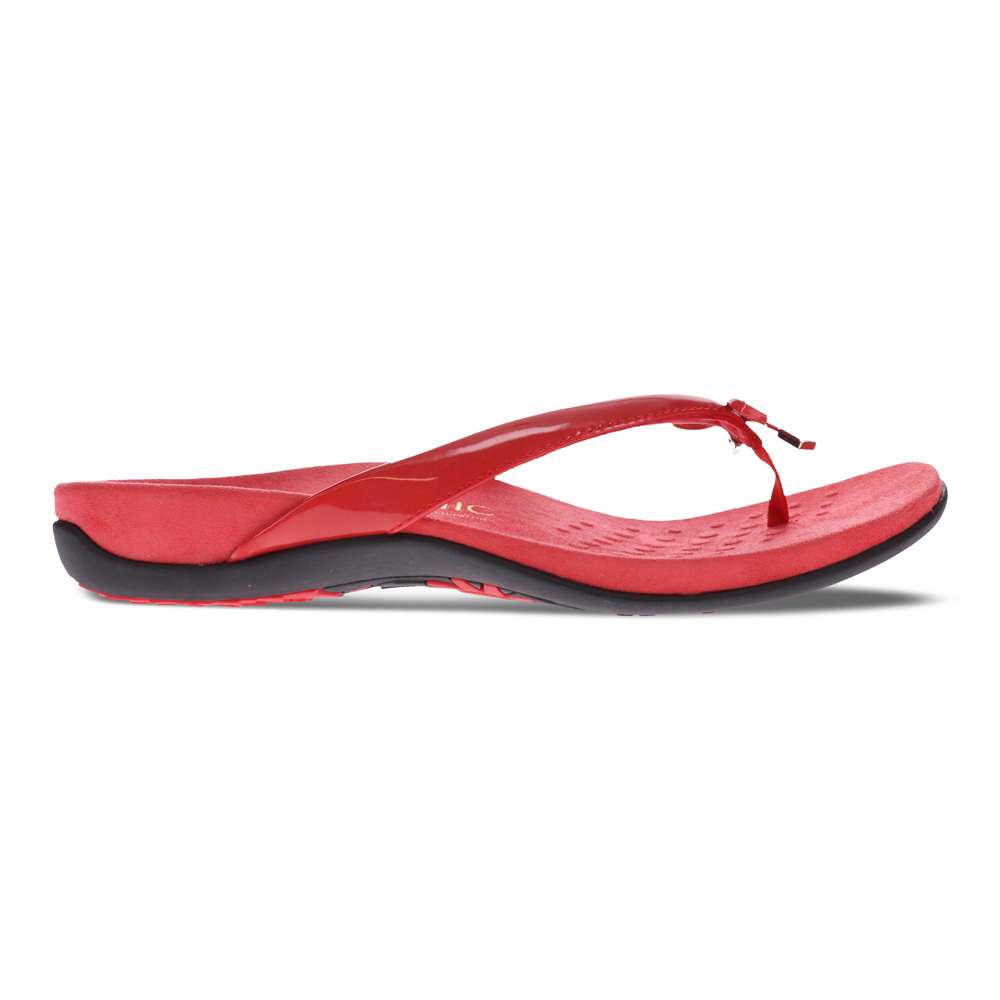 Bella Toe Post Sandal - Red