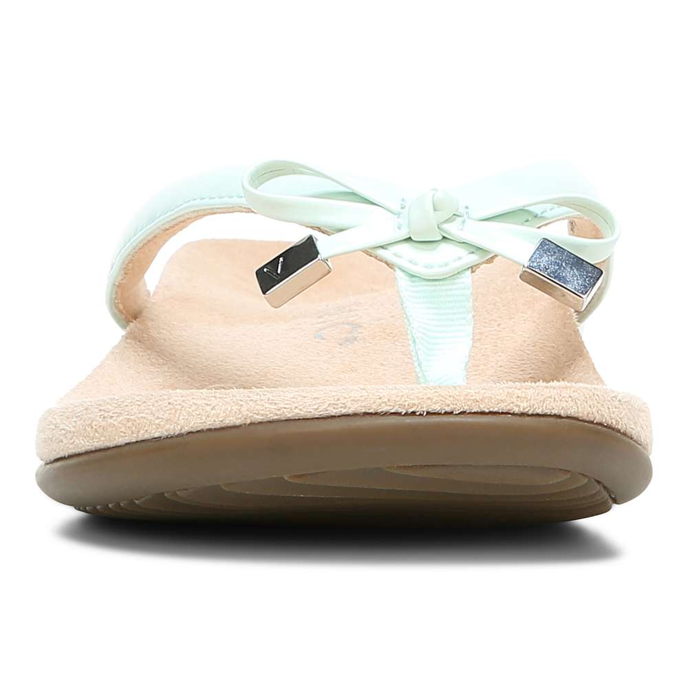 Bella Toe Post Sandal - Seafoam
