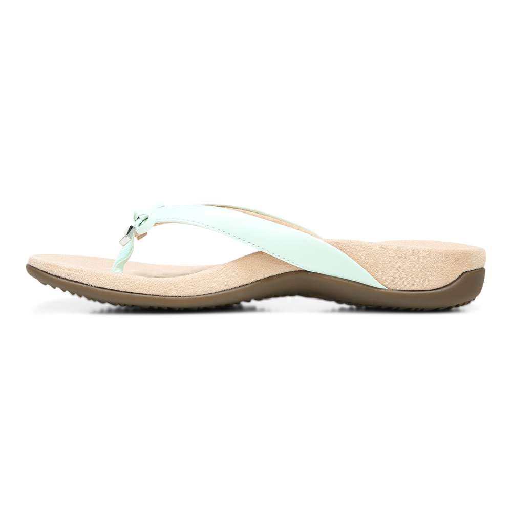 Bella Toe Post Sandal - Seafoam