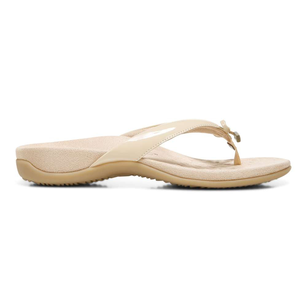 Bella Toe Post Sandal - Semolina