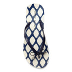Bells Toe Post Sandal - White/Navy