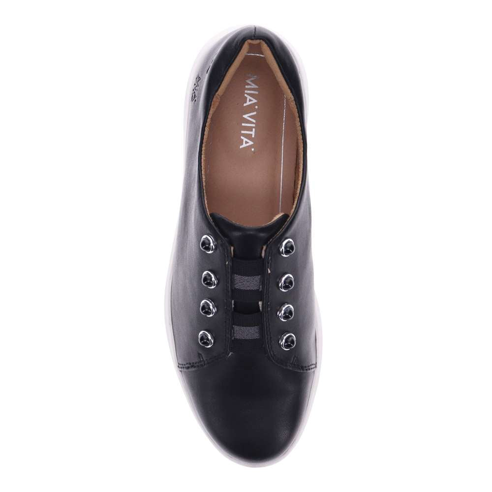 Bingo Elastic Lace Sneaker - Black