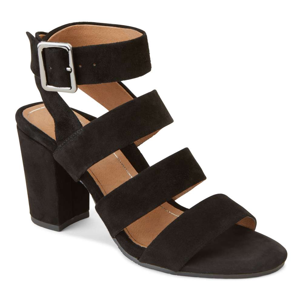Blaire Heeled Sandal - Black
