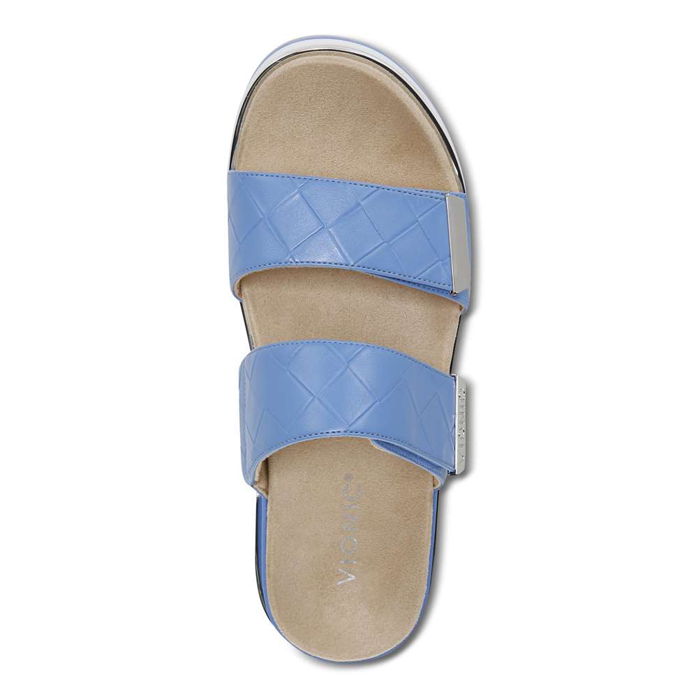 Brandie Flatform Slide - Azure