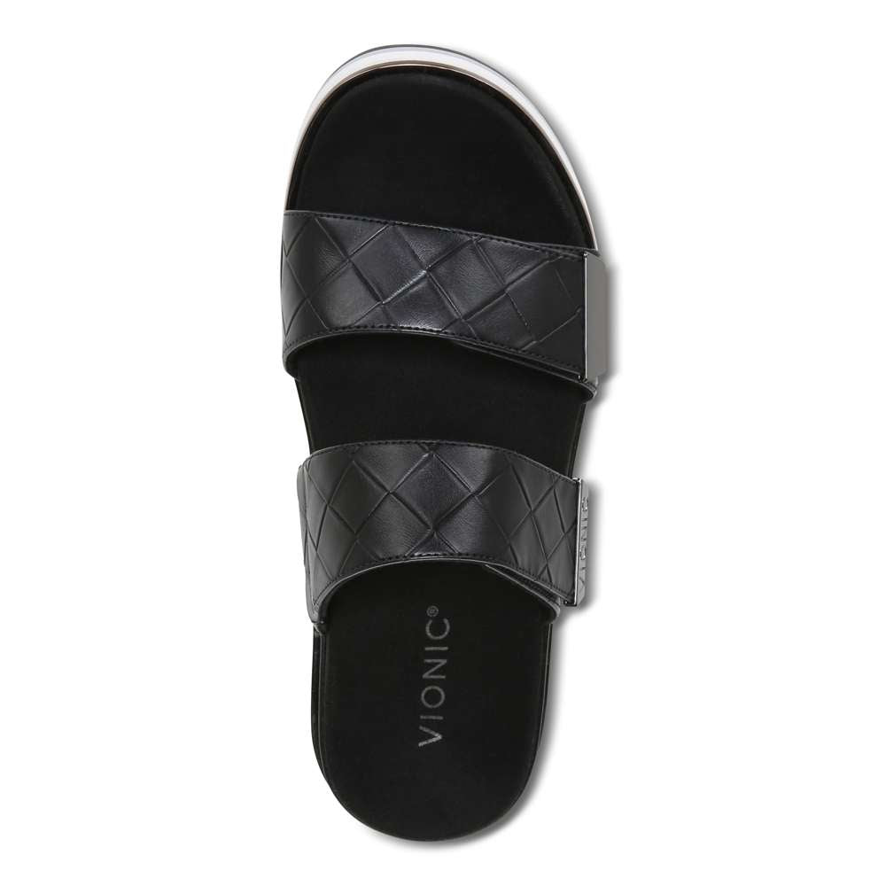 Brandie Flatform Slide - Black