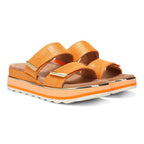 Brandie Flatform Slide - Marmalade Metallic