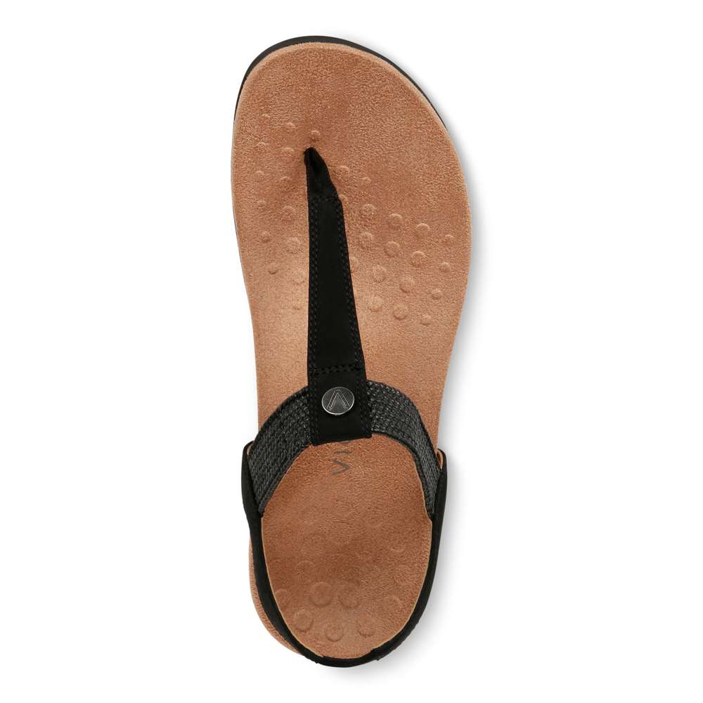 Brea Slingback Sandal - Black Nubuck