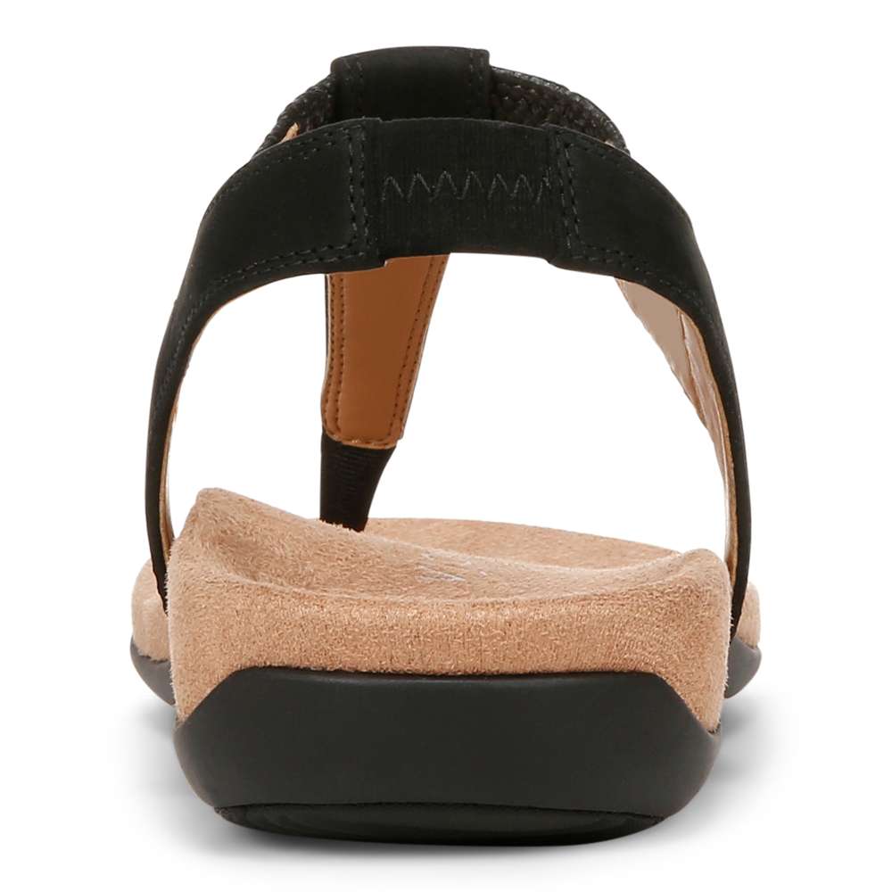 Brea Slingback Sandal - Black Nubuck
