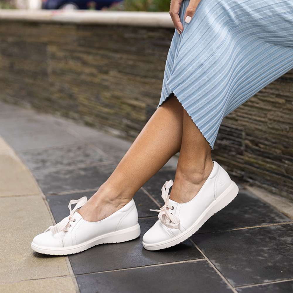 Bridgette Slip-On Casual Sneaker - White